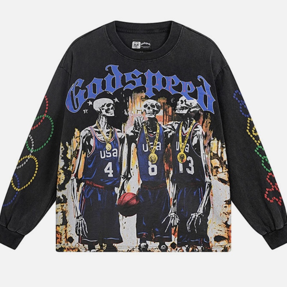 GODSPEED DREAMTEAM ‘24 LONG SLEEVE T-SHIRT VINTAGE NAVY - MULTIPLE SIZES AVAILAB
